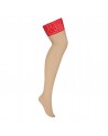 Loventy stockings - Rouge - Obsessive
